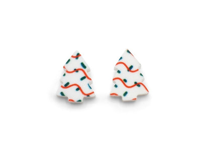 Snack Cake Christmas Tree Stud Earring Blanks