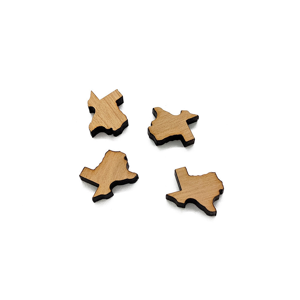 Texas Shaped Cabochon Stud Earring Blanks