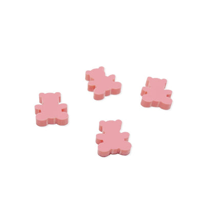 Teddy Bear Shaped Mini Jewelry Blanks