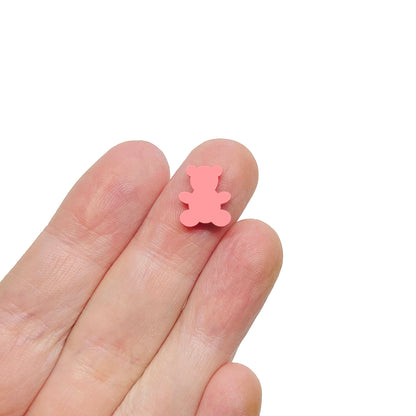 Teddy Bear Shaped Mini Jewelry Blanks