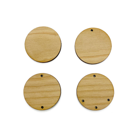 40mm Circle Shaped Jewelry Charm Blanks