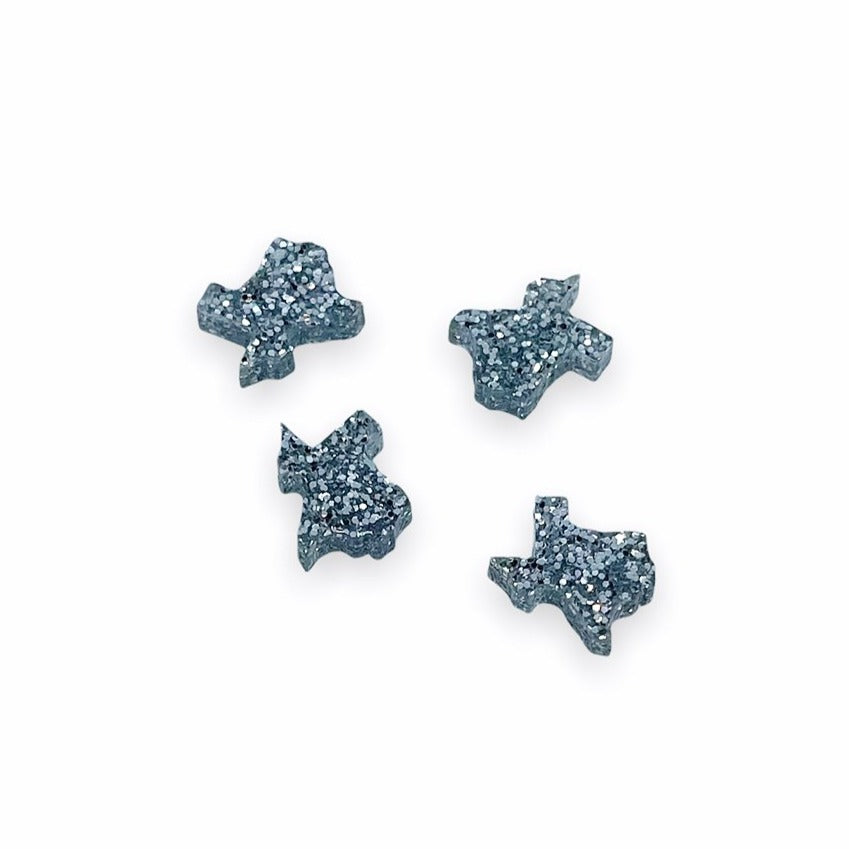 Texas Shaped Acrylic Mini Jewelry Blanks