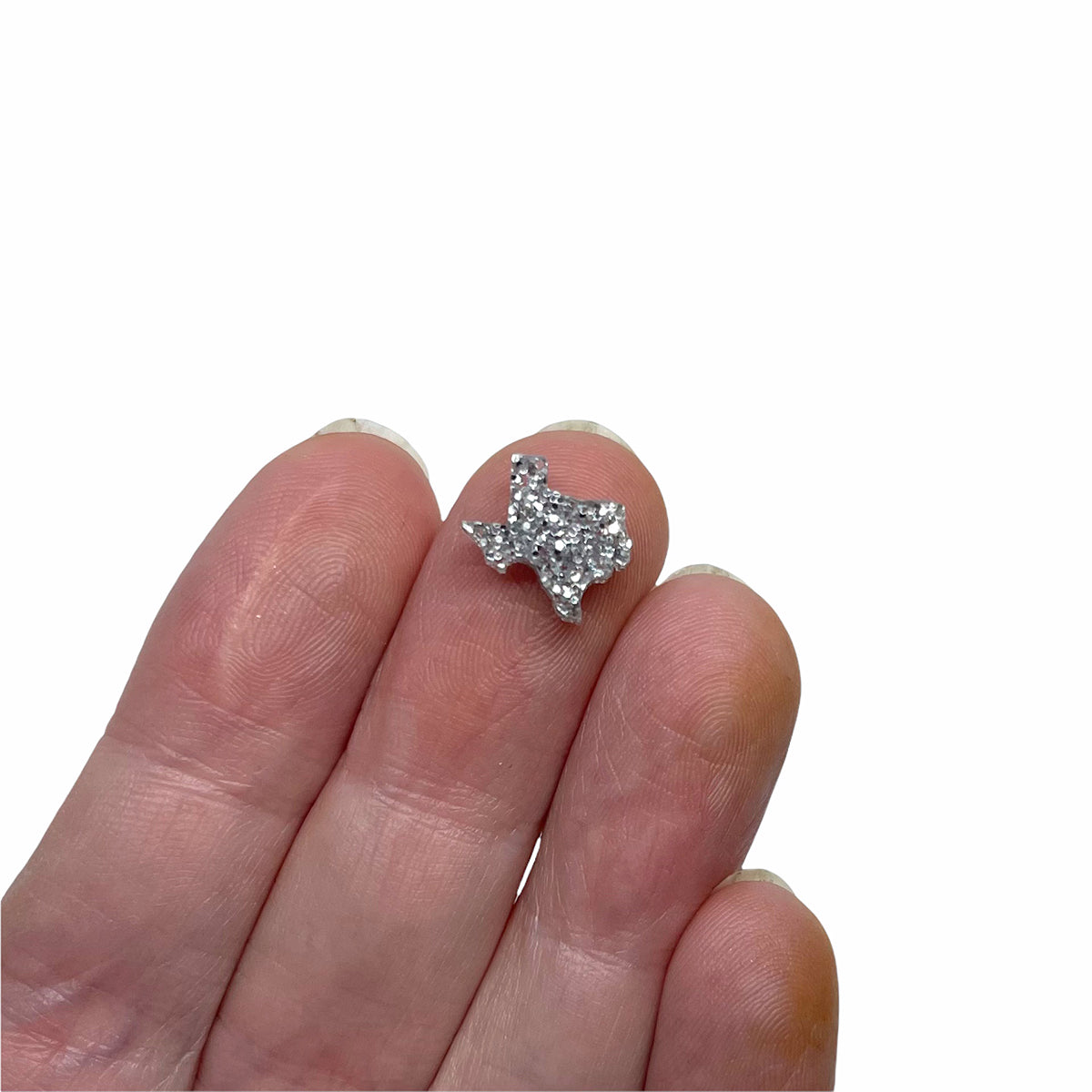 Texas Shaped Acrylic Mini Jewelry Blanks