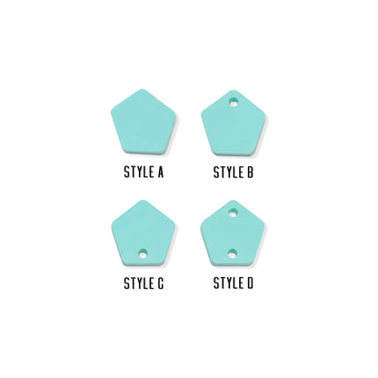 Pentagon Shaped Mini Jewelry Blanks