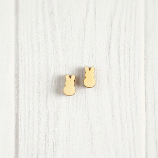 Easter Bunny Shaped Stud Earring Blanks