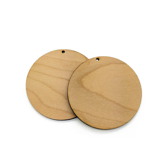 60mm Circle Shaped Jewelry Charm Blanks