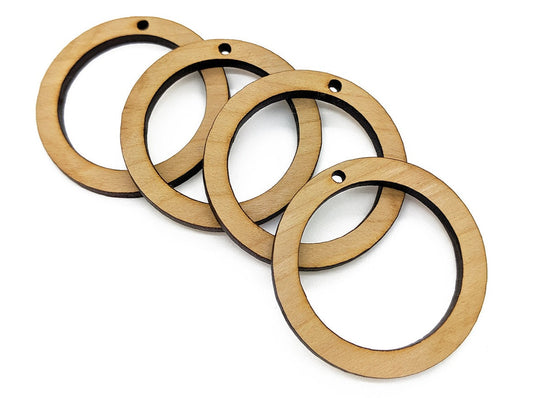 40mm Hoop Jewelry Charm Blanks