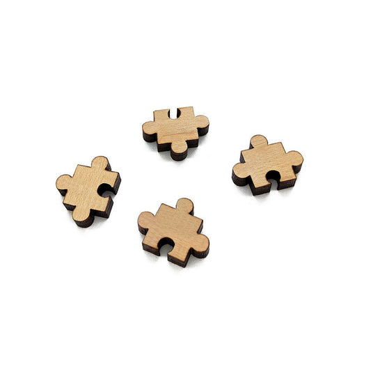 Puzzle Piece Shaped Mini Jewelry Blanks