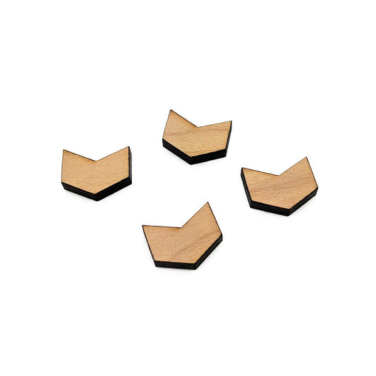 Chevron Shaped Mini Jewelry Blanks