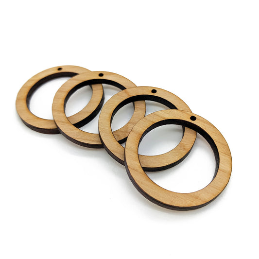 38mm Hoop Circle Shaped Jewelry Charm Blanks