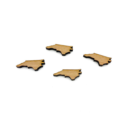 North Carolina Shaped Mini Jewelry Blanks