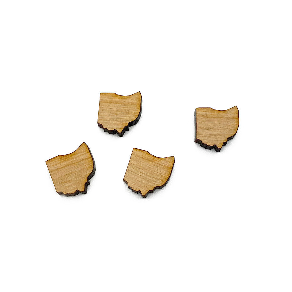 Ohio Shaped  Mini Jewelry Blanks