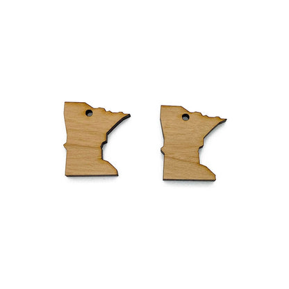 Minnesota Shaped Jewelry Charm Blanks