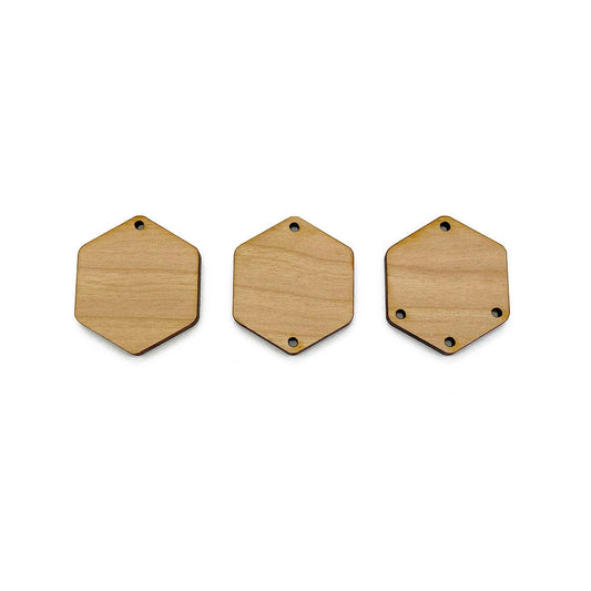 Hexagon Jewelry Charm Blanks