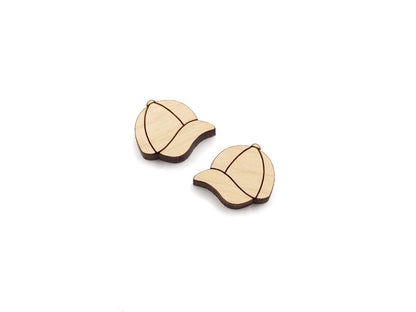 Heart Key | Wooden Earring Blanks Maple